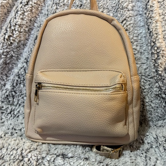 Handbags - Classic Cream Mini Backpack - Versatile Women's Bag